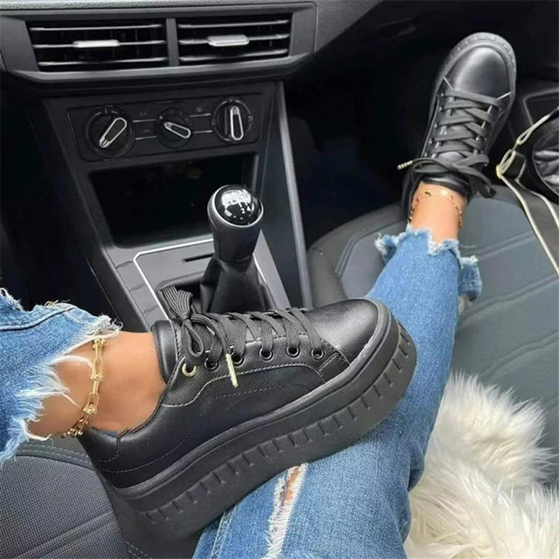 Tênis Casual Feminino de Plataforma Ortopédico Maísa