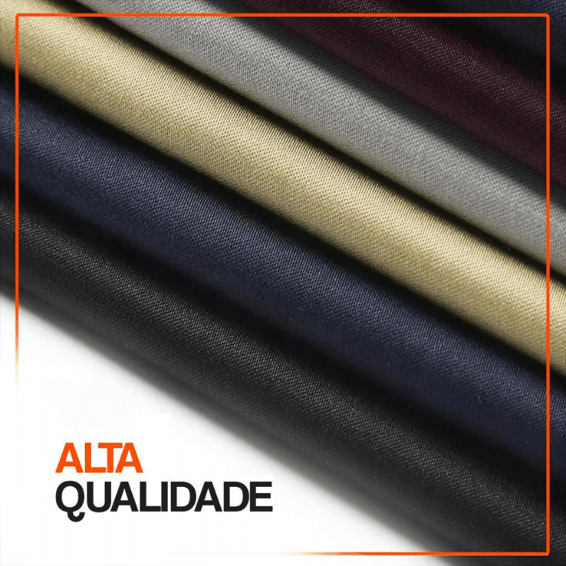 COMPRE 1 LEVE 2 - Calça Social Alfaiataria Gentleman + Cinto Social Couro